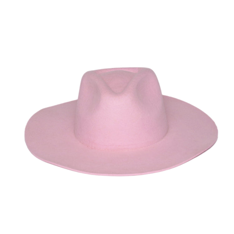 Classic Fedora | Pink / Chunky Golden Chain