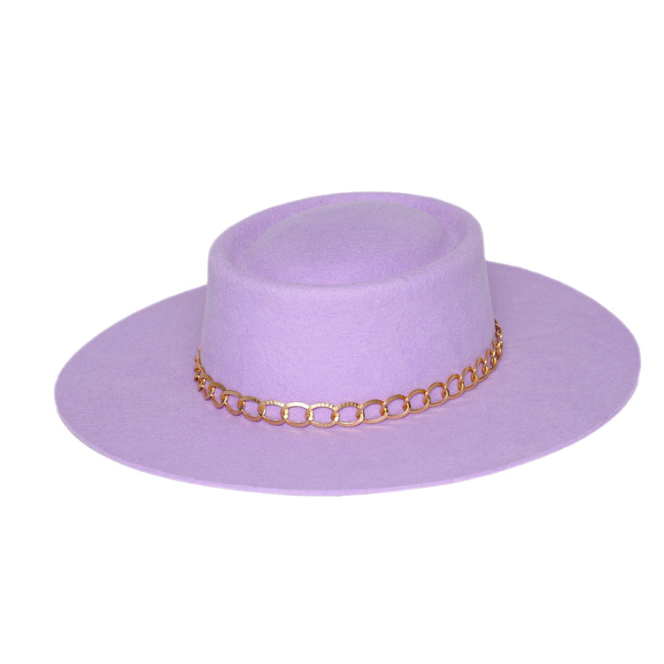 Dumont | Purple / Chunky Golden Chain