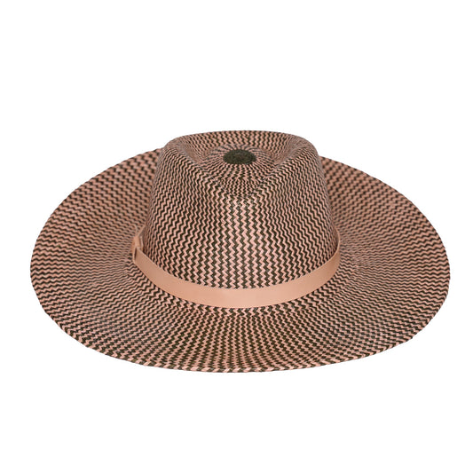 Zigzag | Rose Nude / Olive Green