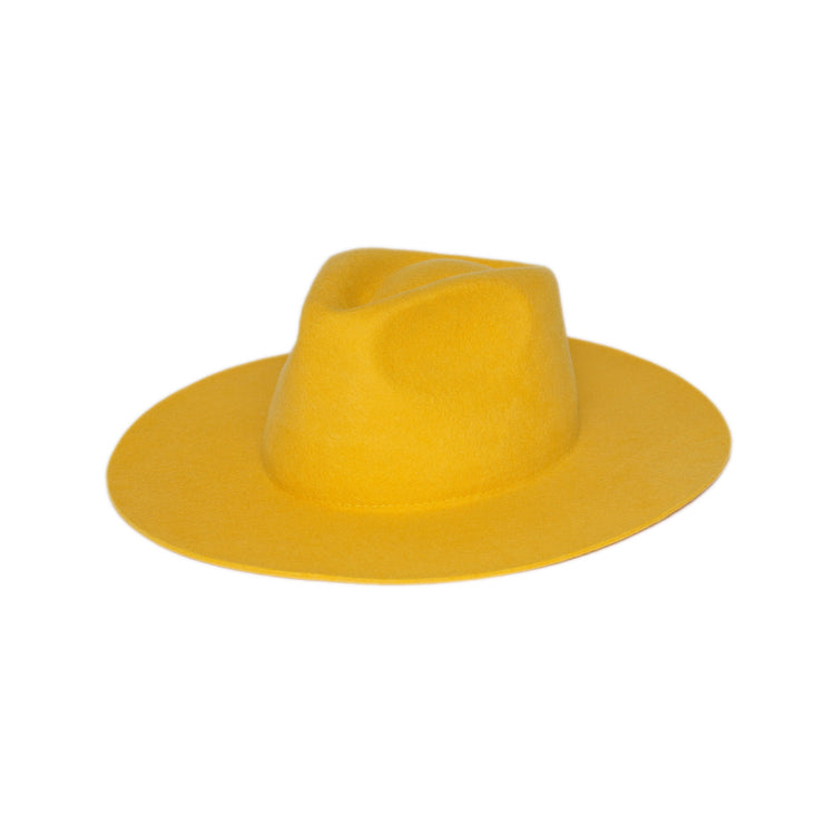 Classic Fedora | Yellow / Chunky Golden Chain