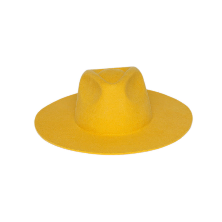 Classic Fedora | Yellow / Chunky Golden Chain