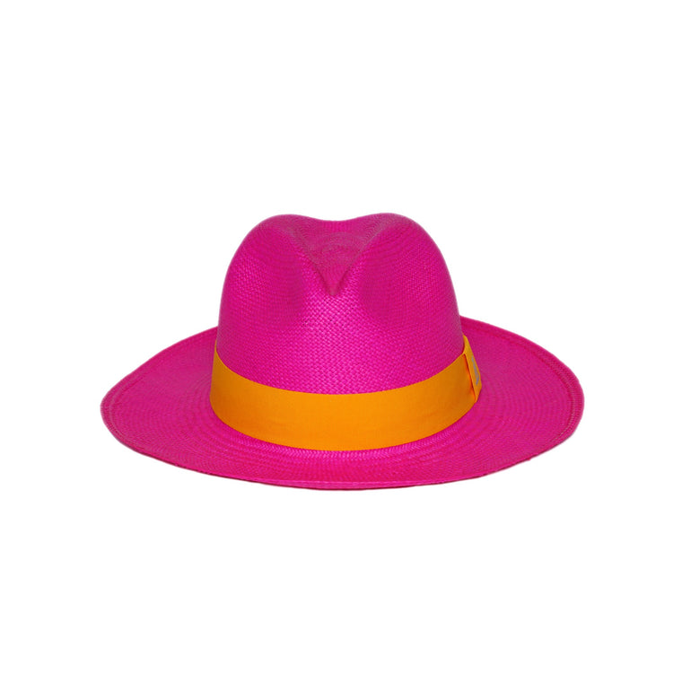 Classic Panama | Fuxia / Orange