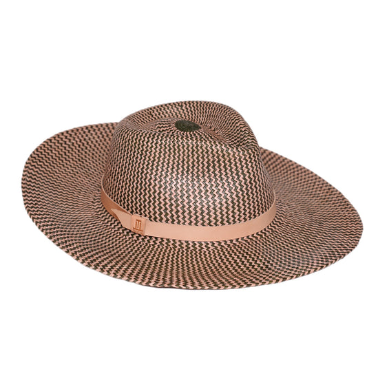 Zigzag | Rose Nude / Olive Green